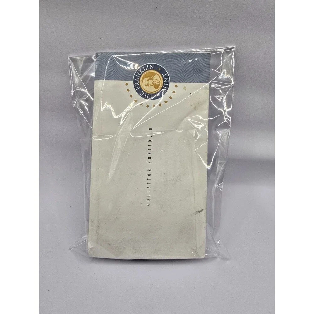 Franklin Mint Harley Davidson Orange Flame Pocket Watch Pouch COA Paper PARTS